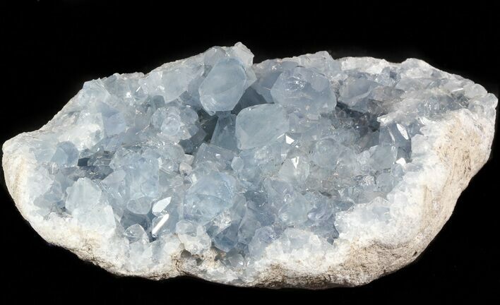 Celestine (Celestite) Crystal Geode - Madagascar #45645